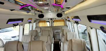17 seater luxury tempo traveller hire in ahmedabad